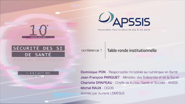 Conférence 1 - Table ronde Institutionnelle - 2022